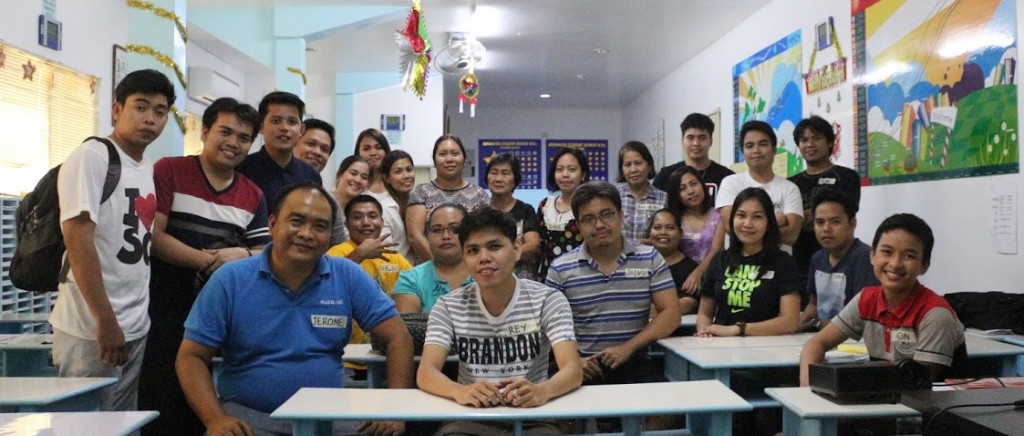 The Auza.Net, Kumon K of C and St. Gerald's staff during their joint team building session on December 11-12, 2015 at the Kumon K of C.